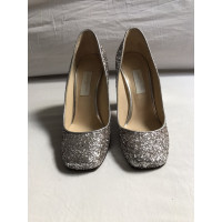 L'autre Chose Pumps/Peeptoes Leather in Silvery