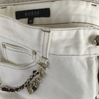 Gucci Trousers Cotton in White