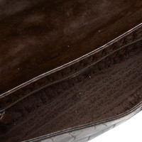 Christian Dior Gaucho Saddle Bag aus Leder in Schwarz