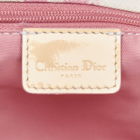 Christian Dior Handtas Canvas in Wit