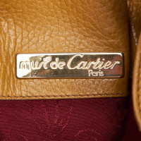 Cartier Umhängetasche aus Leder in Gelb