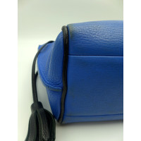 Longchamp Tote Bag aus Leder in Blau