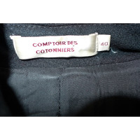 Comptoir Des Cotonniers Jas/Mantel in Zwart