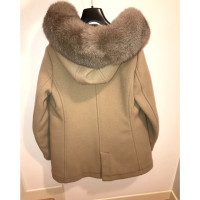 Woolrich Giacca/Cappotto in Lana in Beige