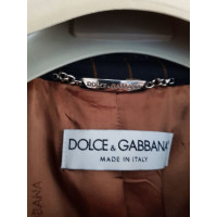 Dolce & Gabbana Jas/Mantel Wol in Blauw