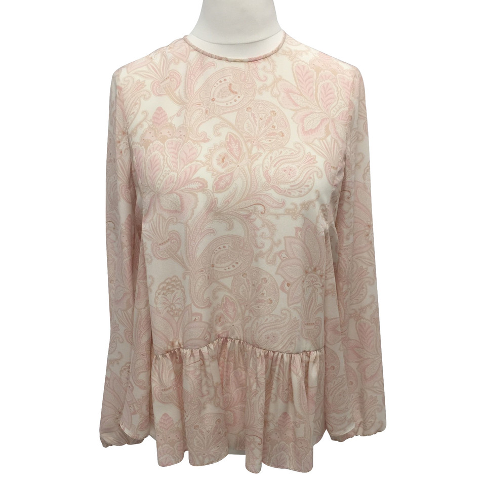 Stella McCartney Silk-top with paisley pattern