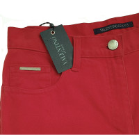 Valentino Garavani Jeans aus Baumwolle in Rot