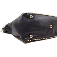 Valentino Garavani Shopper Leather in Black