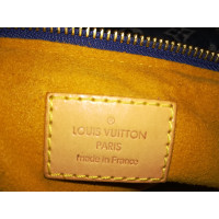 Louis Vuitton Umhängetasche aus Jeansstoff in Blau