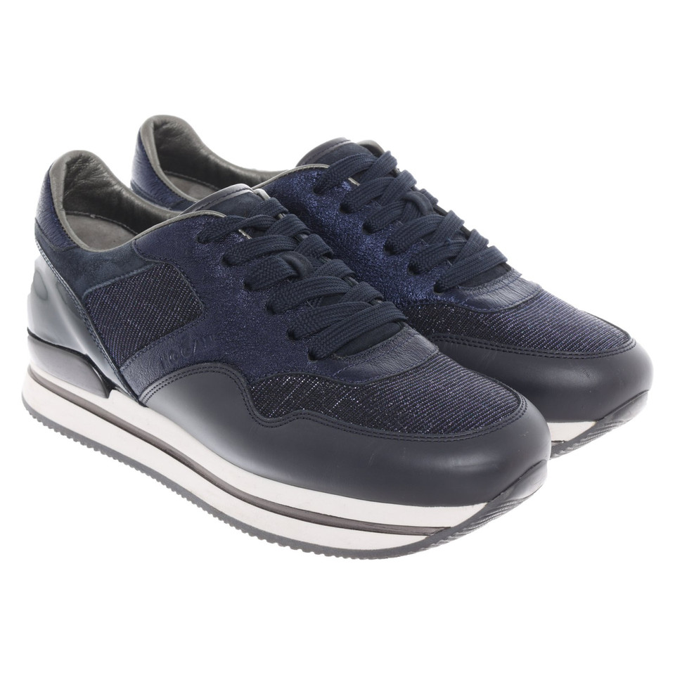 Hogan Trainers in Blue