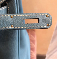 Hermès Shopper Leather in Blue
