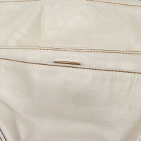 Prada Handtasche aus Leder in Weiß