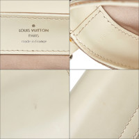 Louis Vuitton Bagatelle aus Leder in Weiß