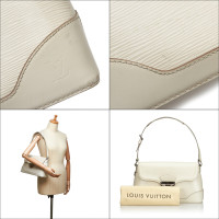 Louis Vuitton Bagatelle aus Leder in Weiß