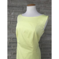 Hugo Boss Kleid aus Baumwolle in Gelb