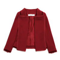 Christian Dior Jacke/Mantel aus Wolle in Rot