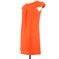 Tara Jarmon Kleid aus Leinen in Orange