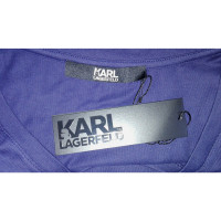 Karl Lagerfeld Oberteil aus Baumwolle in Blau