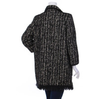 Anna Sui Jacke/Mantel aus Wolle in Schwarz