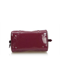 Christian Dior Handbag Leather in Violet