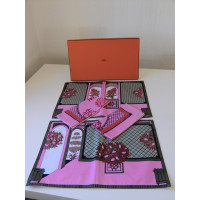 Hermès Accessoire aus Baumwolle in Rosa / Pink