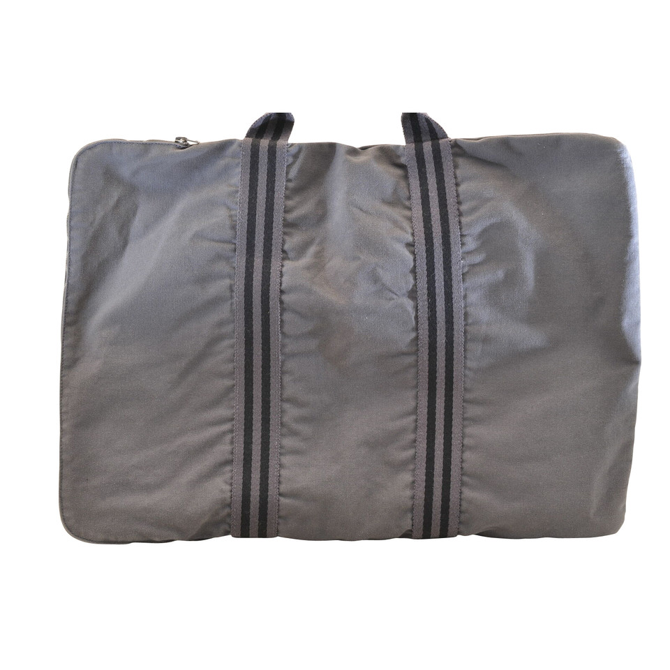 Hermès Handbag Cotton in Grey