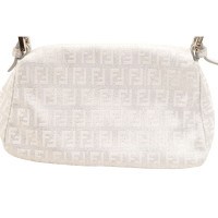 Fendi Handbag Canvas in Silvery