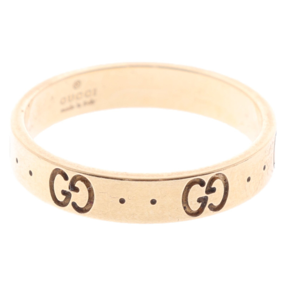 Gucci Ring Leather in Gold