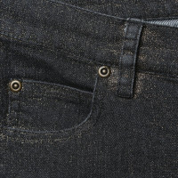 Ganni Jeans aus Baumwolle in Schwarz