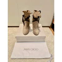 Jimmy Choo Bottes en Daim en Ocre