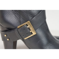 Chloé Bottes en Cuir en Noir