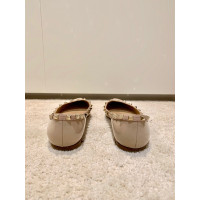 Valentino Garavani Slippers/Ballerinas Patent leather in Nude