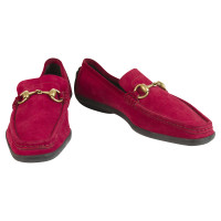 Gucci Slippers/Ballerinas Suede in Red