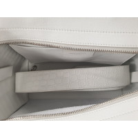 Saint Laurent Umhängetasche aus Leder in Weiß
