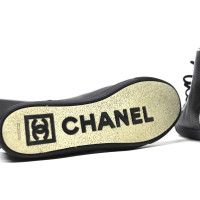 Chanel Sneakers Leer in Zwart