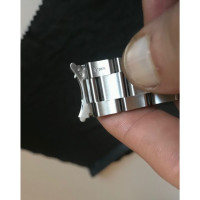 Rolex Armbanduhr aus Stahl in Grau