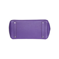 Hermès Handbag Leather in Violet