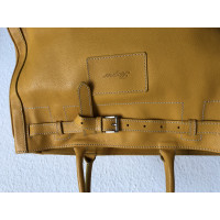 Bogner Handtasche aus Leder in Gelb
