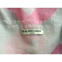 Balenciaga Schal/Tuch aus Seide in Grau