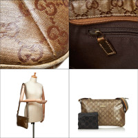 Gucci Sac à bandoulière en Toile en Marron