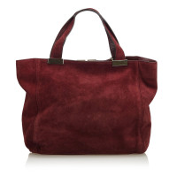 Gucci Tote bag Suede in Bordeaux
