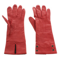 Kenzo Handschuhe aus Leder in Rot