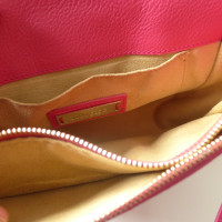 Jimmy Choo Shoulder bag Leather in Fuchsia