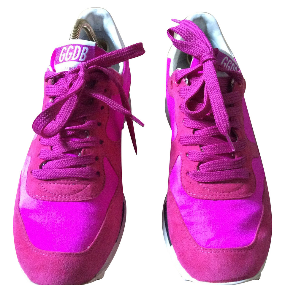 Golden Goose Chaussures de sport en Daim en Rose/pink