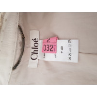 Chloé Jacke/Mantel aus Baumwolle in Beige