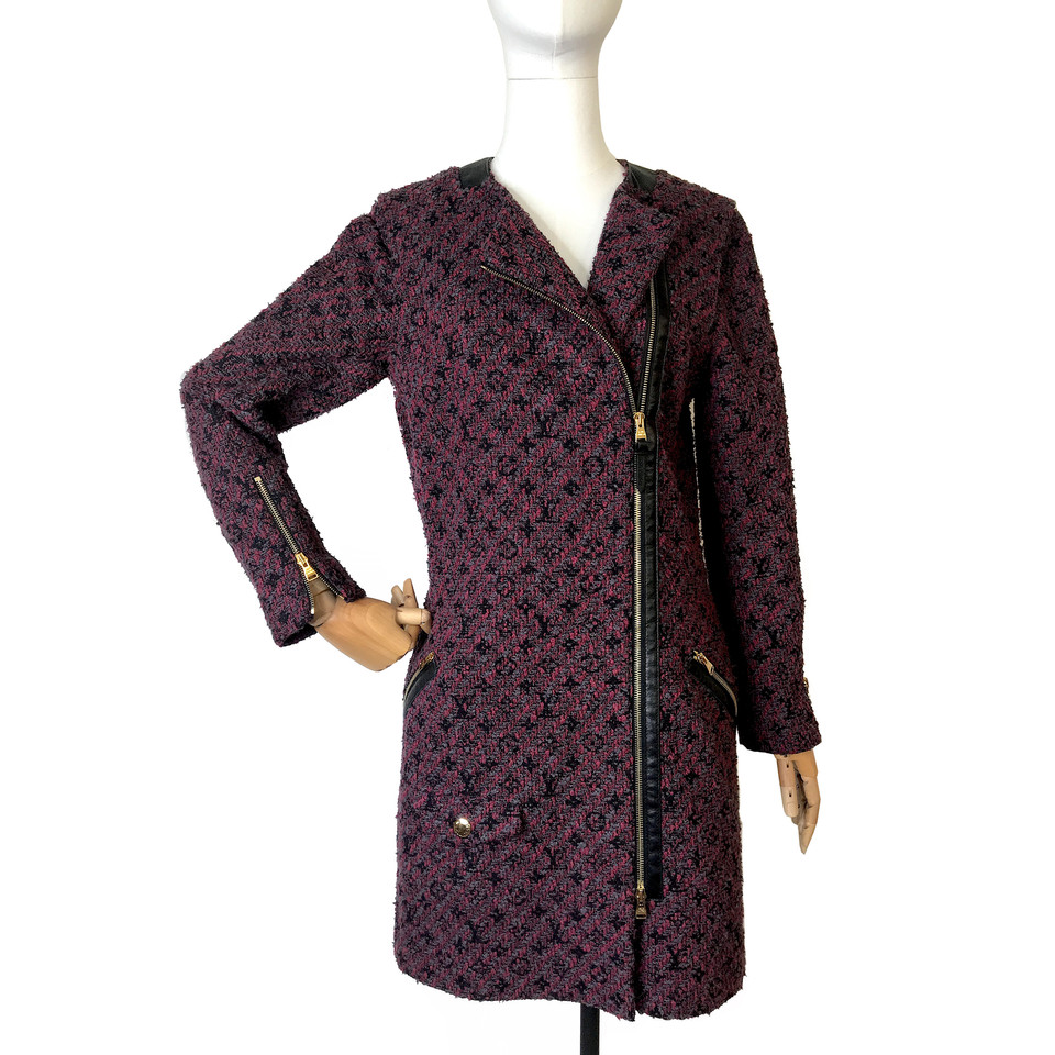 Louis Vuitton Giacca/Cappotto in Cotone in Bordeaux