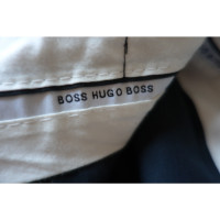 Hugo Boss Broeken Wol in Blauw