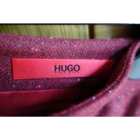 Hugo Boss Rok Wol in Bordeaux