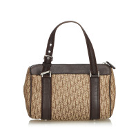 Christian Dior Handtasche aus Canvas in Beige