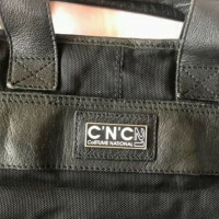 Costume National Shoulder bag Leather in Black